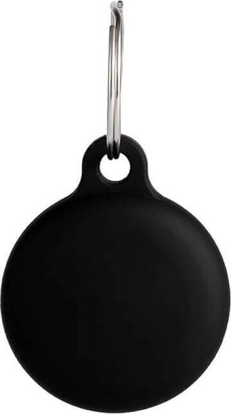 ONSALA Airtag Holder Silikon Svart med nøkkelring