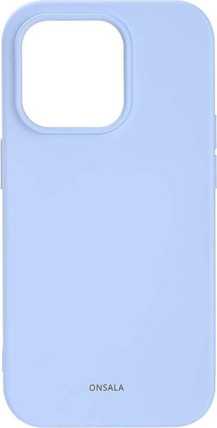ONSALA Bakdeksel Silikon iPhone 14 Pro 6.1" Lyseblå