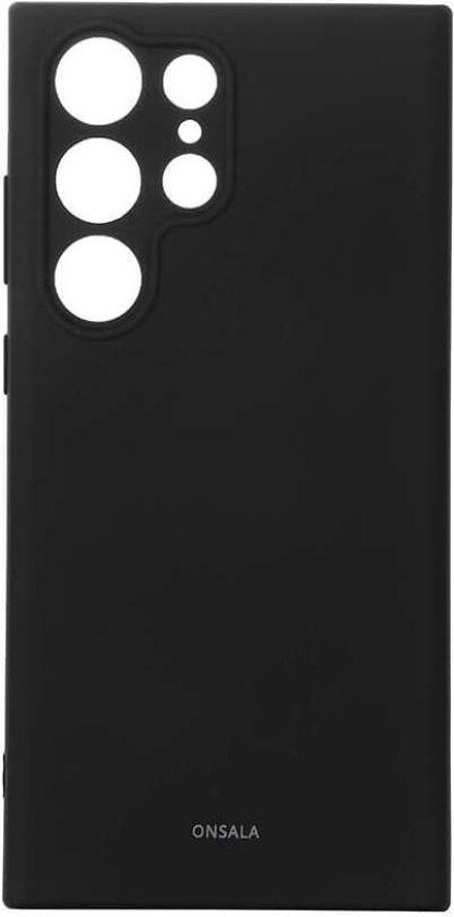 ONSALA Bakdeksel Silikon Samsung S23 5G Ultra Black