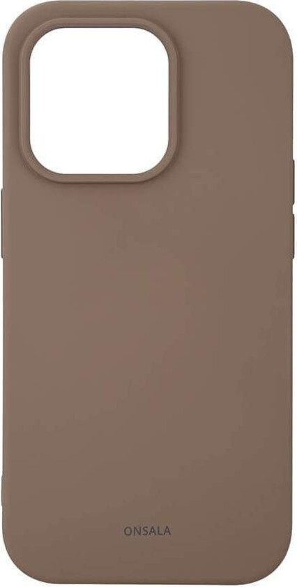 ONSALA Bakdeksel Silikon iPhone 14 Pro 6.1" Summer Sand