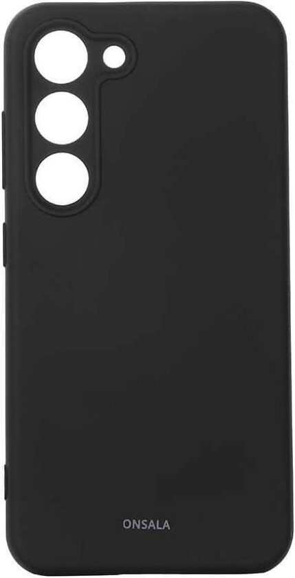 ONSALA Bakdeksel Silikon Samsung S23 5G Svart