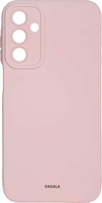 ONSALA Bakdeksel Sil Touch Samsung A15 5G/A15 4G krittrosa