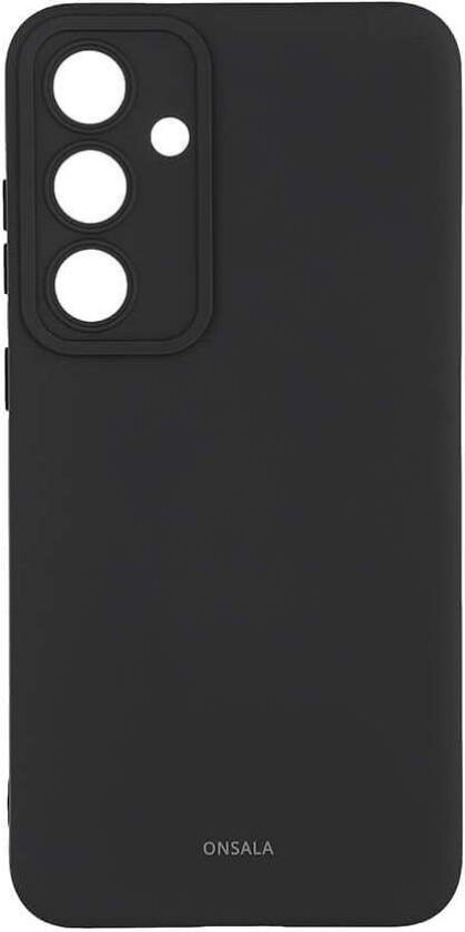 ONSALA Bakdeksel Sil Touch Samsung S24+ 5G Svart