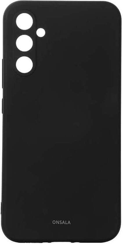 ONSALA Bakdeksel Sil Touch Samsung A35 5G Svart