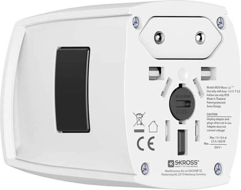 HAMA World Travel Adapter Micro 2-pins