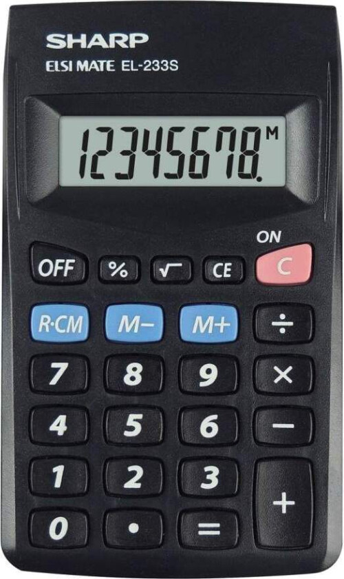 SHARP kalkulator EL233SBBK