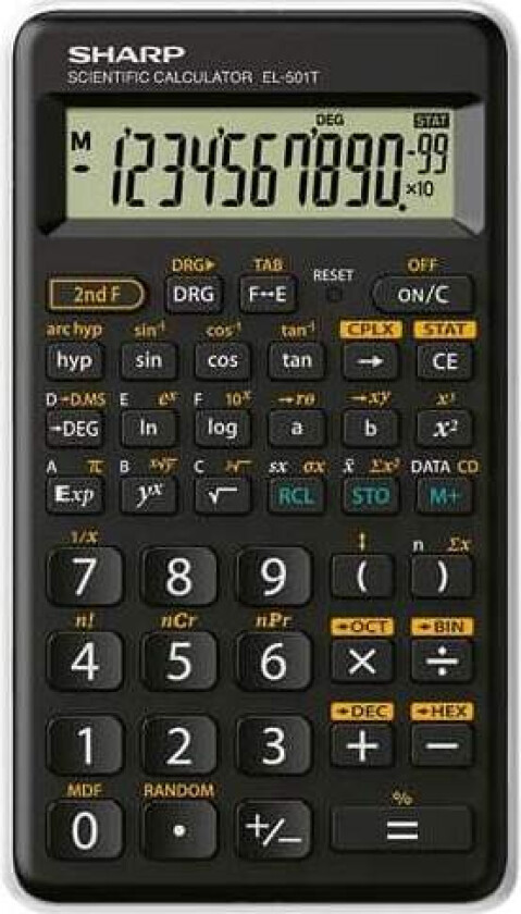 SHARP kalkulator EL501TBWH