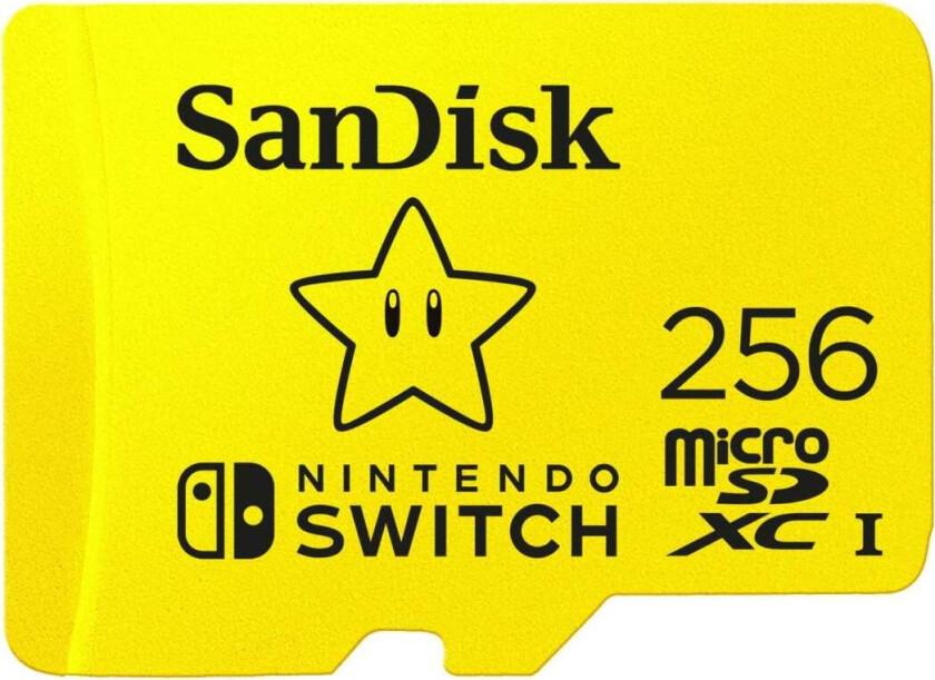 SANDISK MicroSDXC Nintendo Switch 256GB UHS-I,100/90