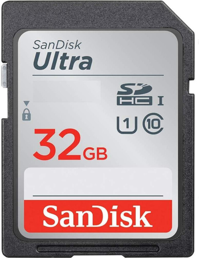 SANDISK Minnekort SDHC Ultra 32GB 120MB/s