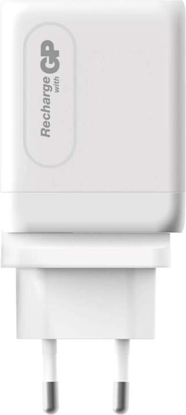 Bilde av GP Vegglader GaN PD 65W inkl reiseadapter