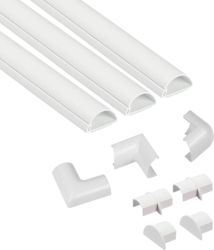 D-LINE Kabelkanalsett 30x15mm 3x Kabelkanal/Tilbehør 1,0m