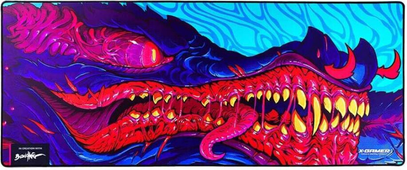 X-GAMER Musematte 1100x450 Dragon Fin