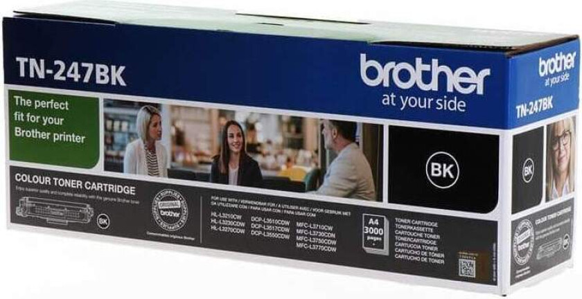 BROTHER Toner TN247BK TN-247 Sort