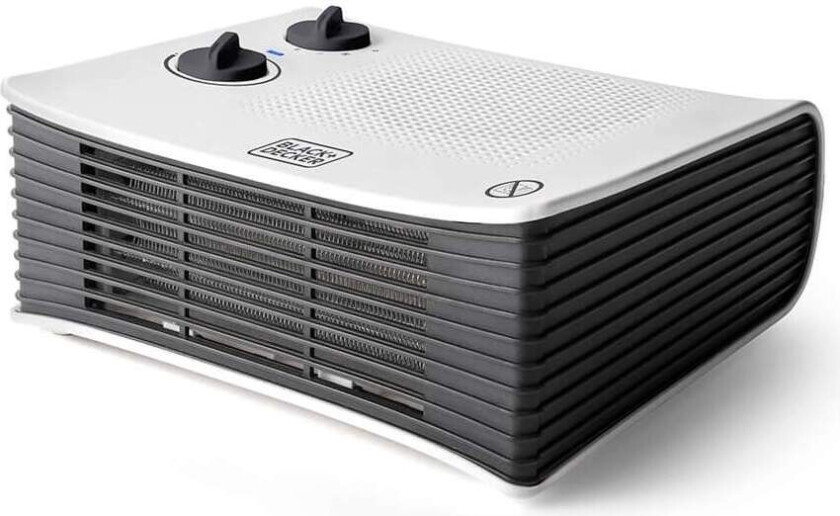 BLACK+DECKER Varmevifte 2000W Hvit Flat