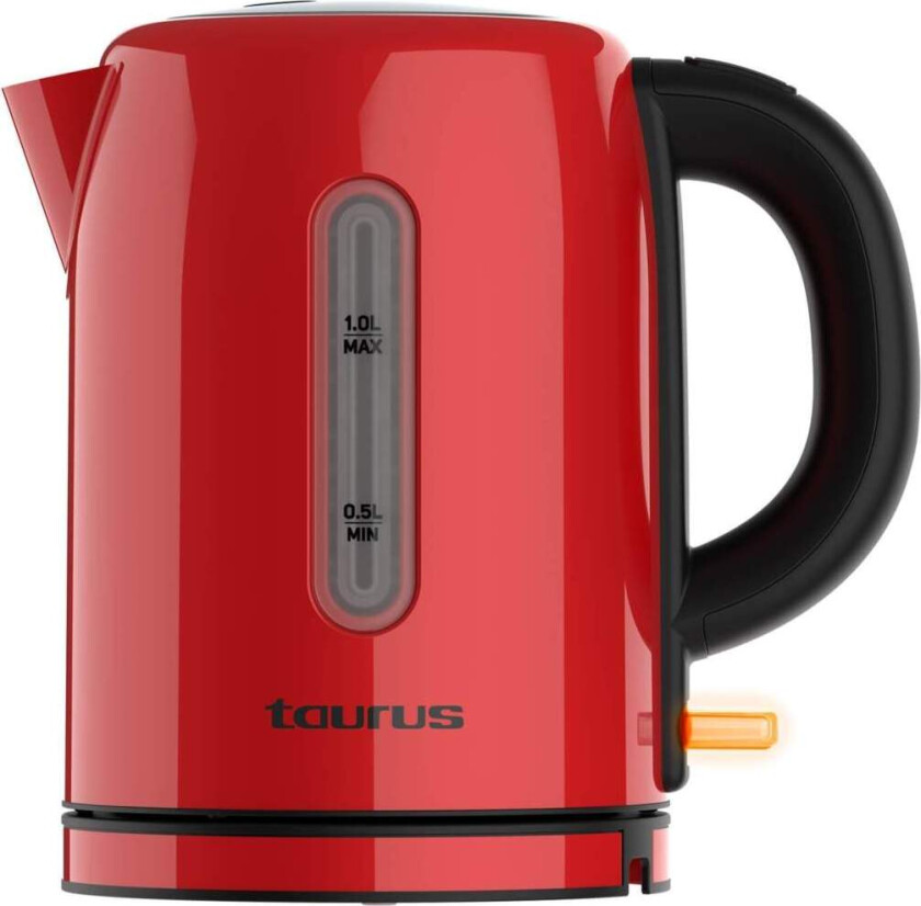 TAURUS Vannkoker 1L 2200W Vintage Rød