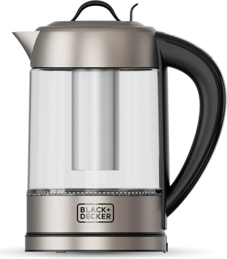 BLACK+DECKER Vannkoker Glass Te Filter 1,7L