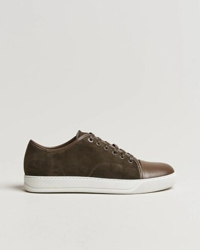 Nappa Cap Toe Sneaker Khaki