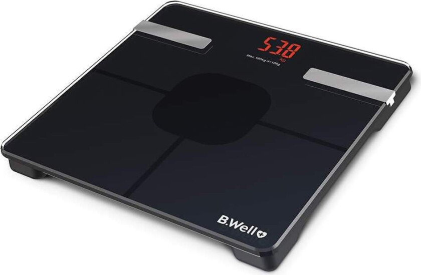 B.WELL Baderomsvekt TH168 Bluetooth Kroppsfettvekt