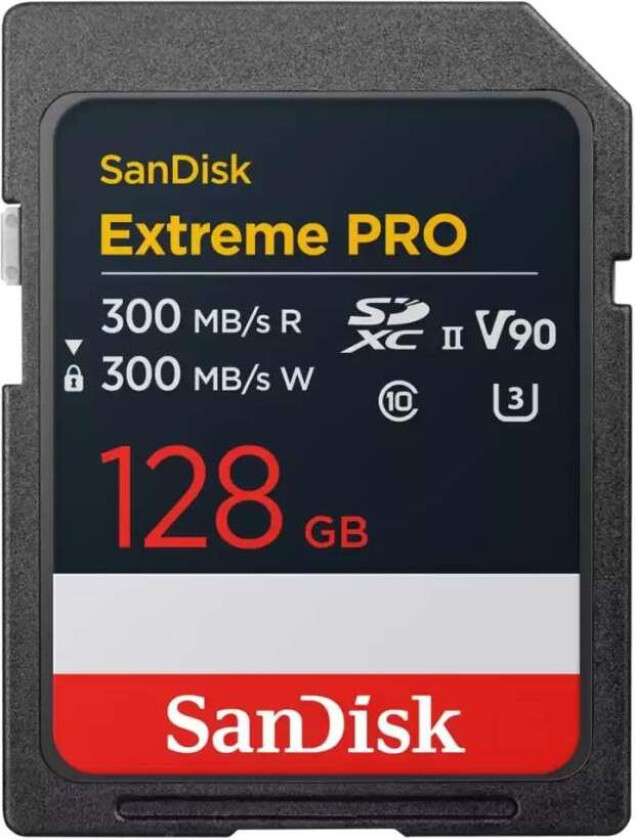 SANDISK SDXC Extreme Pro 128GB 300MB/s UHS-II V90