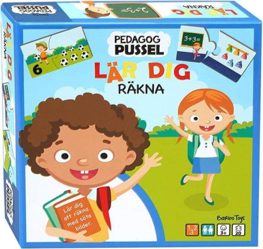 Barbo Pedagog Puzzle Lær å telle (SE)