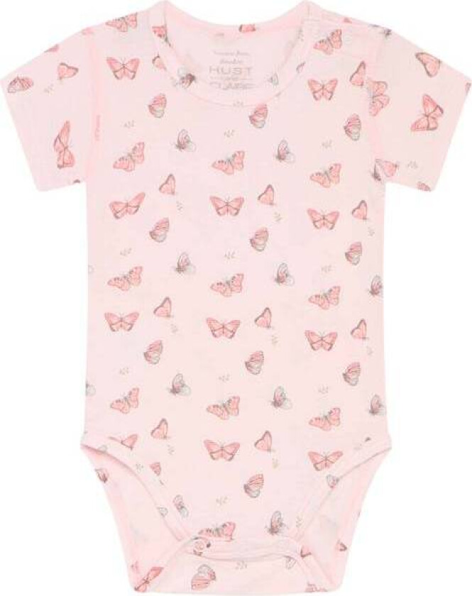 Hust & Claire Bue kortermet body i bambus, rose morn