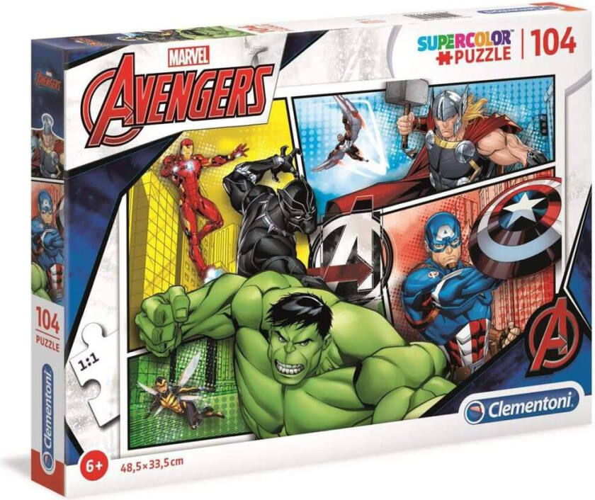 104 stk Puzzles Kids Aven