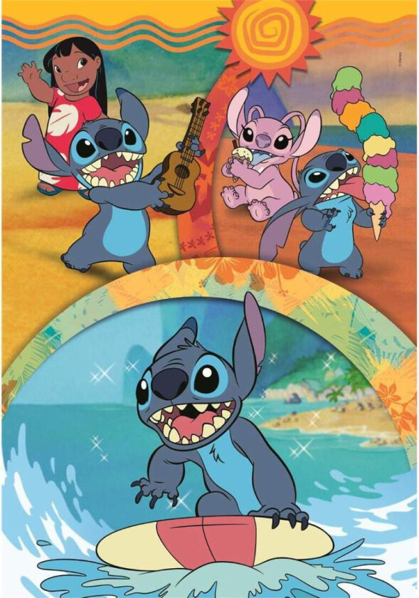 104 stk Puslespill Disney Stitch