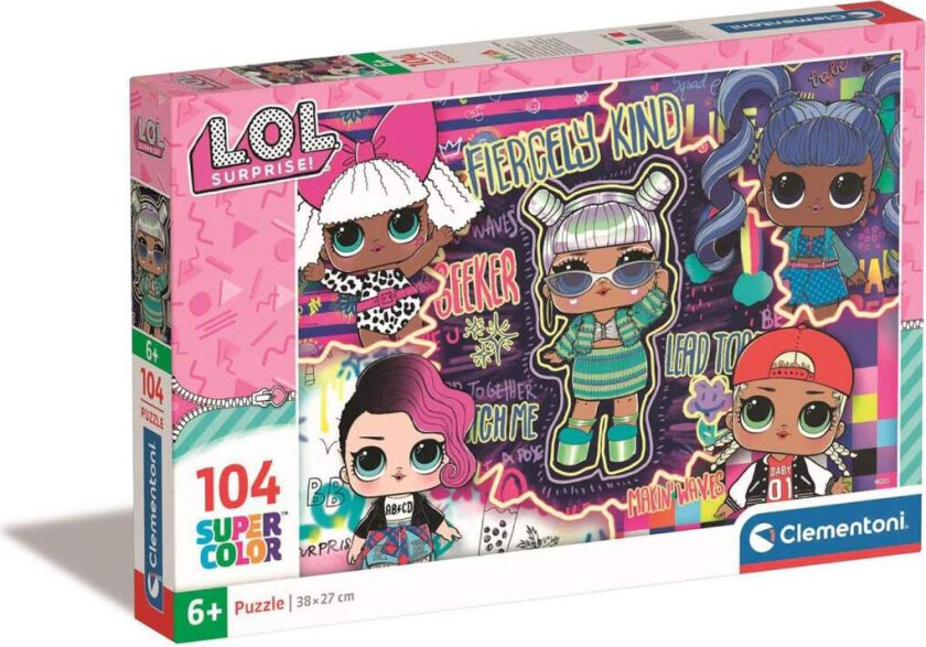 104 stk Puslespill Barn LOL