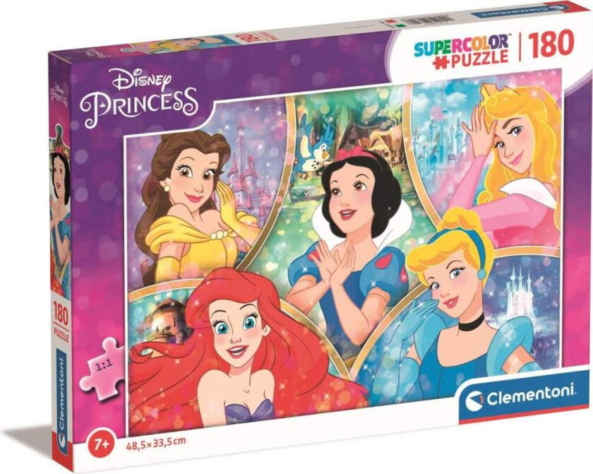180 stk Puslespill Kids Disney Princess