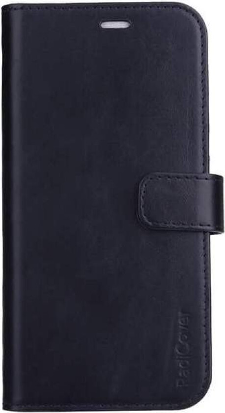 RADICOVER Strålebeskyttelse Mobilveske Skinn iPhone 13 Pro Max 2in1 magnetisk deksel Svart RFID