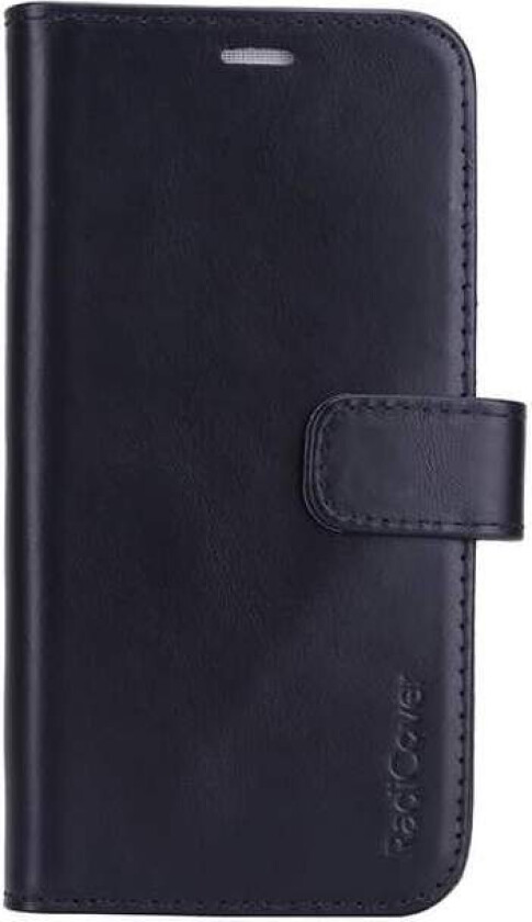 RADICOVER Strålebeskyttelse Mobilveske Skinn iPhone 12/12 Pro 2in1 magnetisk deksel Svart
