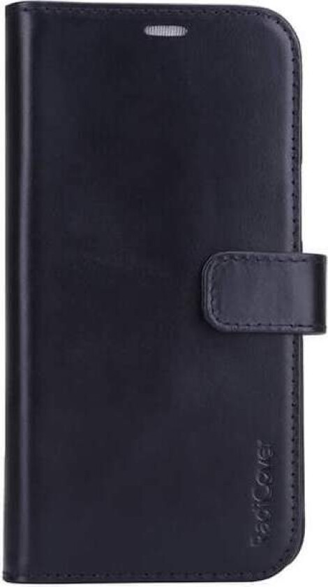 RADICOVER Strålebeskyttelse Mobilveske Skinn iPhone 12 Pro Max 2in1 magnetisk deksel Svart