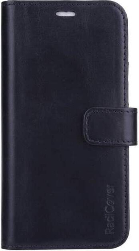 RADICOVER Strålebeskyttelse Mobilveske Skinn iPhone 13 Pro 2in1 magnetisk deksel Svart RFID
