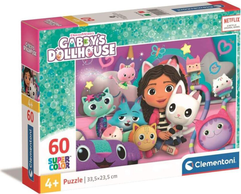 60 stk Puslespill Kids Gabby's