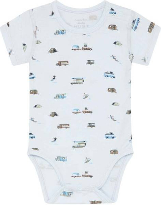 Hust & Claire Bue kortermet body i bambus, water