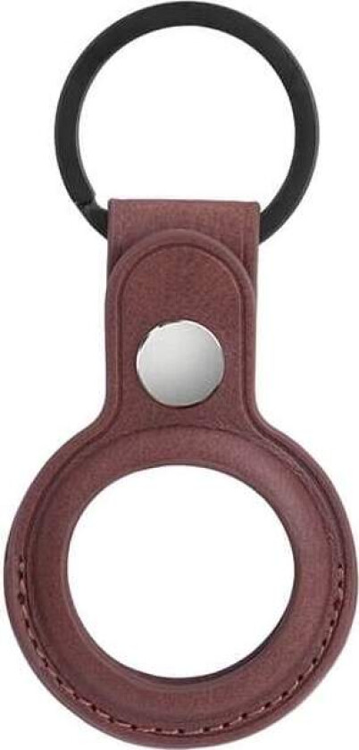 ONSALA Airtag Holder Brun med nøkkelring