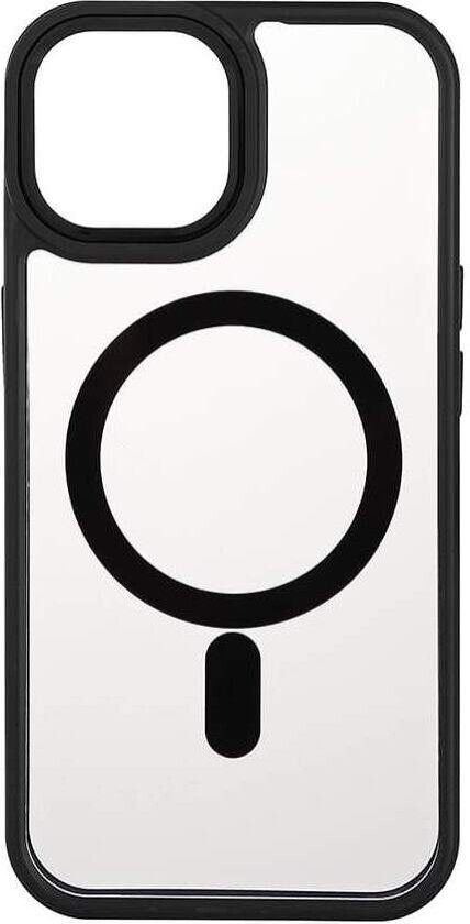 ONSALA Back Bumper Clear Case MagSerie iPhone 15 Clear Case Black Bumper