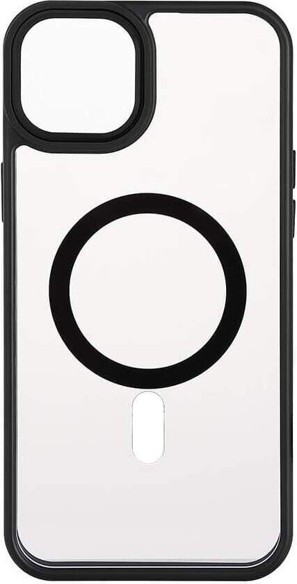 ONSALA Ryggstøtfanger Clear Case MagSerie iPhone 15 Plus Clear Case Black Bumper