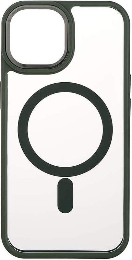 ONSALA Back Bumper Clear Case MagSerie iPhone 15 Clear Case Grønn Bumper