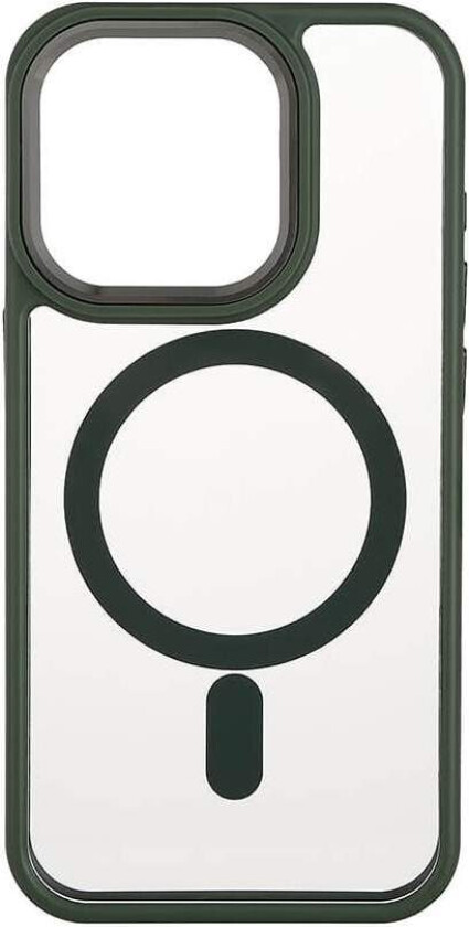 ONSALA Back Bumper Clear Case MagSerie iPhone 15 Pro Clear Case Grønn Bumper