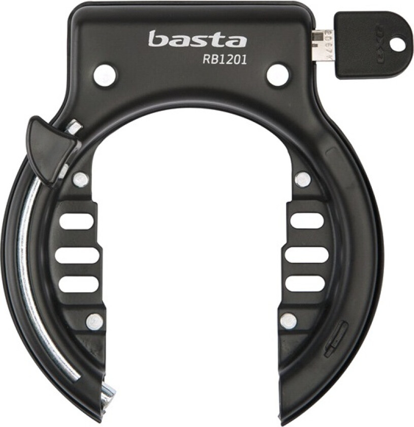Sykkellås sort forsikringsgodkjent BASTA