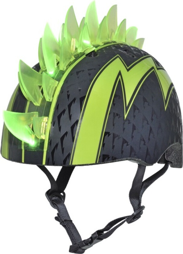 Sykkelhjelm Raskullz M/led lys 50-54cm