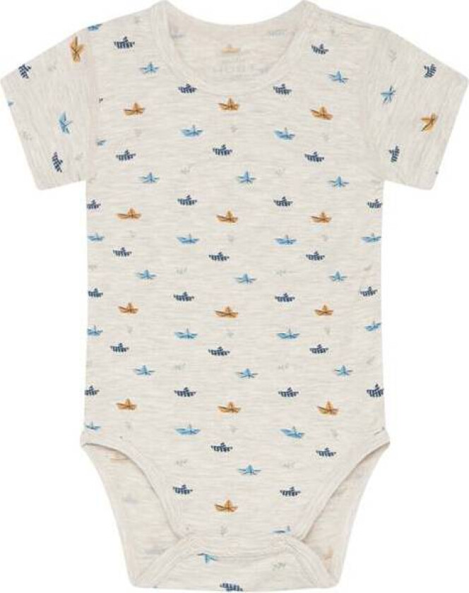 Hust & Claire Bue kortermet body i bambus, glacier