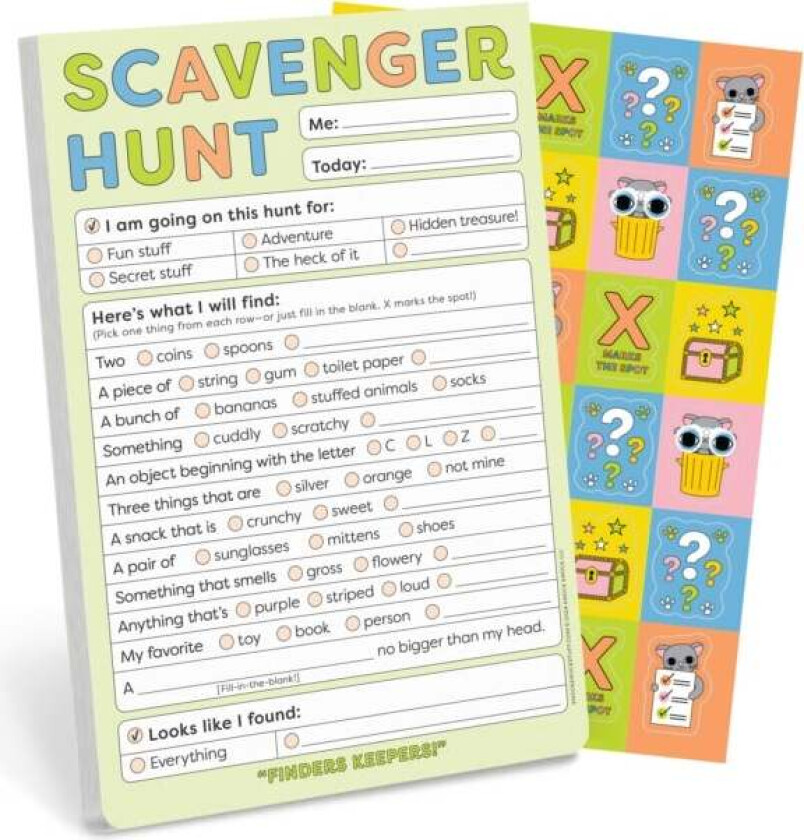 Knock Knock Kids Scavenger Hunt Playtime Pads av Knock Knock Kids