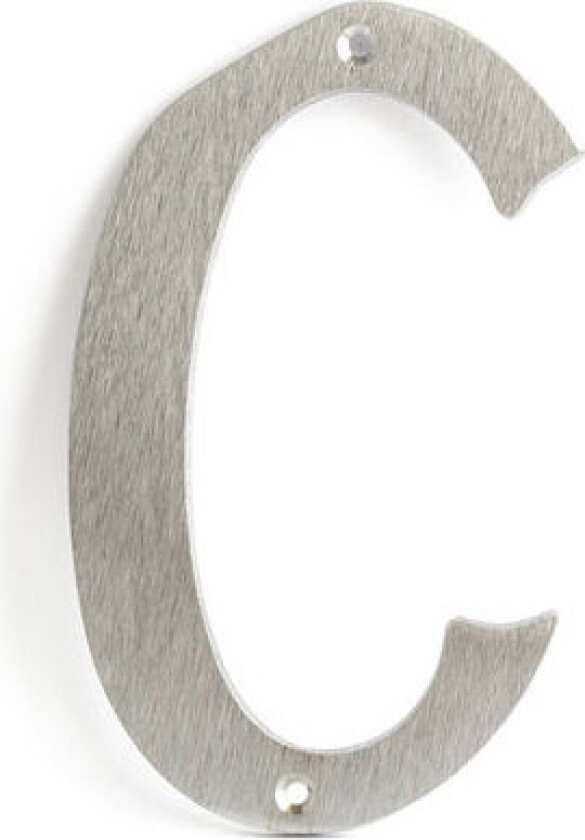 Bilde av Bokstav C 574 150 Mm Matt Krom Forbrukerpakning