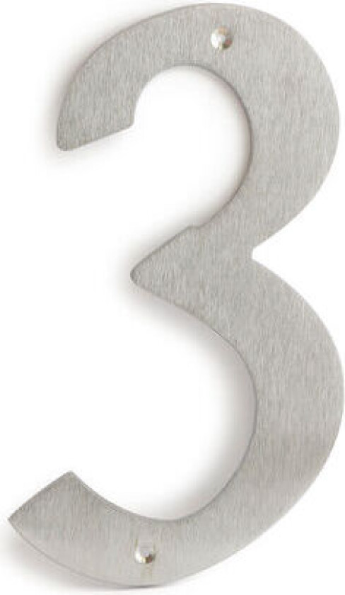 Husnummer 573-3 205 Mm Matt Krom Forbrukerpakning