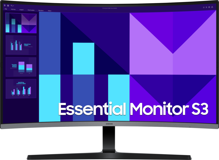 27"/32" Essential Monitor S39GD 100Hz FHD, Black
