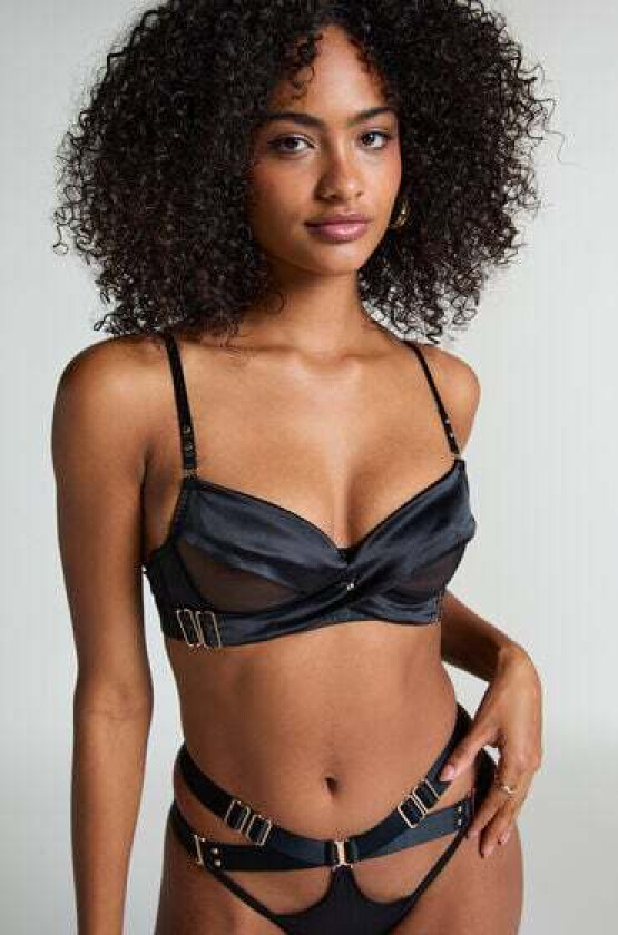 Colette ufôret BH med bøyle Svart