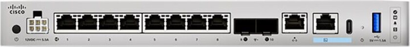 Secure Firewall 1220Cx - Sikkerhetsapparat - 10Gbe - Skrivebord