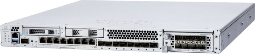 Firepower 3110 Neste Generasjons Brannmur - Brannmur - Luftstrøm Foran Til Bak - 1U - Rackmonterbar